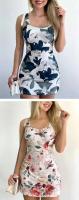 Vestido Mini de Impresión para Mujer Primavera-Verano Sin Mangas, Adelgazado en Caderas, Vestido Corto de Moda para Club Nocturno - details 18