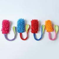 Juguete para masticar colorido y duradero para mascotas, juguete interactivo de peluche para perros, divertido juguete de cuerda resistente a la dentición para aliviar el aburrimiento - details 1