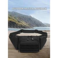 Riñonera de cintura para hombre, riñonera táctica militar para motociclista, deportes, escalada, Camping, herramienta masculina de nailon, eslinga en el pecho y la cadera - details 0