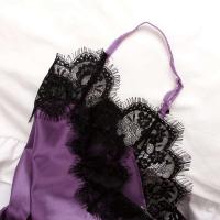 Ropa interior de mujer, ropa de dormir de seda satinada, chaleco, pantalones cortos, conjunto de dos piezas de verano, ropa de dormir para mujer - details 36