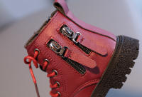 Botas De Goma Para Niños Y Niñas Invierno Cálidas Con Algodón Botas De Tobillo Doble Cierre De Cremallera Para Jardín De Infantes - details 17