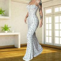 Vestido de tirantes con pequeñas flores, novedad de verano 2025 - details 2