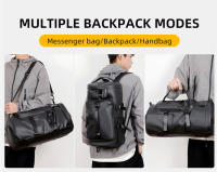 Mochila impermeable para senderismo, zapatos secos y húmedos, gimnasio, deportes, camping y fiesta, bolso de hombro para hombres - details 2