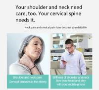 Masajeador manual para vértebra Cervical, dispositivo de sujeción para cuello, hombros y cuello, masajeador de relajación para el hogar - details 1