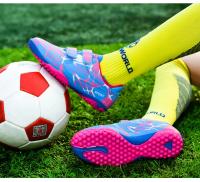 Botas de fútbol profesionales TF/FG para niños, zapatos de fútbol rápidos antideslizantes para interiores, botines de fútbol ultraligeros para niños - details 37