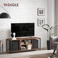 Soporte de TV de hasta 60 Pulgadas, Mueble Tele con estantes Abiertos, Consola para Sala de Estar, Entretenimiento, Marrón Rústico y Negro LTV060B01 - details 1