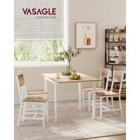 Sillas de Comedor, Juego de 4, Marco de Acero, Estilo Industrial, para Comedor, Salón, Cocina, Marrón Rústico y Negro - details 9