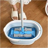 Cubo plegable portátil, lavabo sólido, lavabo multifuncional, cubo de plástico limpio para turismo al aire libre, 46 x 30,3 x 20,4 cm - details 3