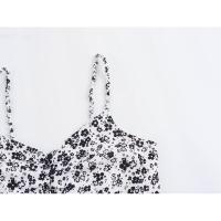 BUNO-Vestido Midi con estampado de flores para mujer, vestido largo con tirantes y estampado de flores - details 3