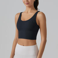 Hmidou-Sujetador deportivo para mujer, ropa interior Sexy de realce para Yoga, correr, gimnasio, Tops de Fitness, camiseta sin mangas de verano - details 22