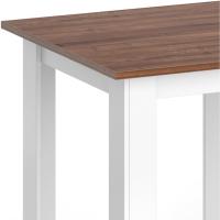 Mesa de comedor, roble dorado/gris, 80 x 80 cm - details 26