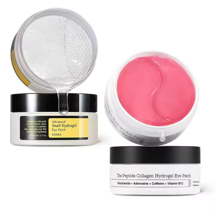 Parche de mucina de caracol avanzado COSRX + parche ocular de hidrogel de colágeno peptídico, cuidado de la piel coreano - 1