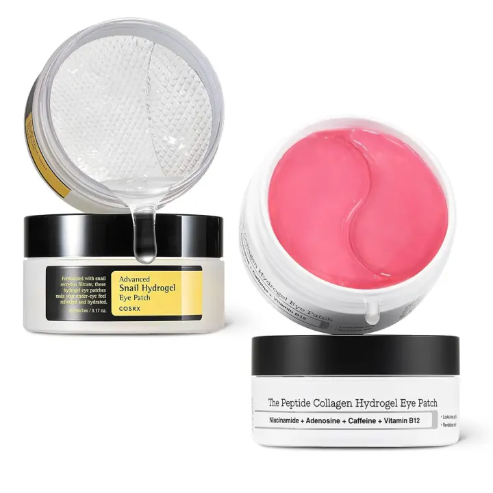 Parche de mucina de caracol avanzado COSRX + parche ocular de hidrogel de colágeno peptídico, cuidado de la piel coreano - 1