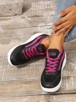Zapatillas Deportivas Casuales Nuevas Otoño 2023 para Mujer Moda Transpirable Malla Zapatos Planos con Plataforma Zapatos Vulcanizados - details 4