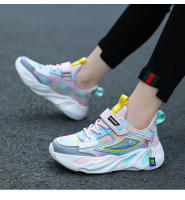 Zapatos de marca para niños, zapatillas de deporte para niñas, zapatos deportivos transpirables para niños, zapatillas de tenis cómodas informales de color rosa a la moda para uso diario - details 17