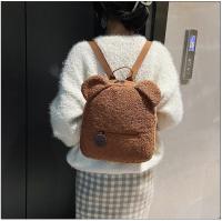 Mochila de felpa, bolso de mujer, nueva versión coreana, súper linda mochila con orejas de oso, mochila para niñas, bolso padre-hijo. - details 22