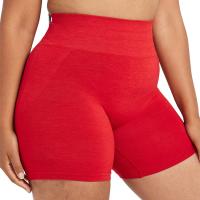 Pantalones cortos ajustados sin costuras para mujer, Shorts de Yoga para entrenamiento, trajes suaves de cintura alta, ropa deportiva para Fitness, novedad - details 8