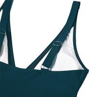 New Sexy Deep V One Piece Swimsuit Women Mesh Backess Swimwear Female Monokini Bathers Bathing Suits Summer Beach Wear - details 14