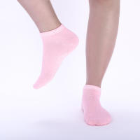Calcetines de Yoga antideslizantes para mujer, medias de algodón con correas, vendaje, Pilates, Barre puro, Ballet, baile, descalzo, entrenamiento, 3 pares por lote - details 11