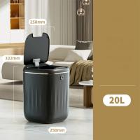 Cubo de basura inteligente de 20L, cubo de basura eléctrico impermeable, automático, para cocina, baño, inodoro, con Sensor, blanco - details 1