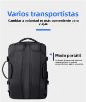 La mochila se puede aspirar y comprimir, mochila de expansión simple y de gran capacidad, de alta gama para hombres, bolsa de viaje. - details 18