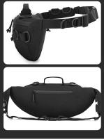 Riñonera táctica pequeña para hombre y mujer, bolsa de cintura para correr, viajar, senderismo, acampar, mochila de pecho - details 9