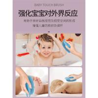 Spot cepillo de baño de doble cara de silicona, cepillo de baño cómodo para baño de bebé, cepillo de baño de silicona para limpieza de masaje - details 4