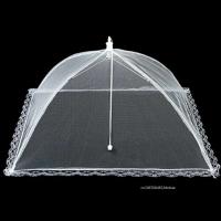Cubierta de malla plegable para alimentos, tienda de campaña, sombrilla tipo cúpula, mosquitera, mosquitos, utensilios de cocina - details 8