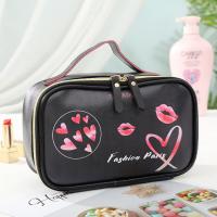 Bolso De Cosméticos Portátil FUDEAM Para Mujer Cuero PU Estuche De Viaje Multifuncional Organizador Impermeable Para Maquillaje Y Toallitas - details 9