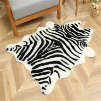 1 Alfombra De Piel De Vaca Sintética De Alta Calidad, Alfombras Lavables Y Duraderas Con Estampado De Vaca, Apta Para - details 3