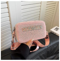 Bolso de hombro individual, nueva moda, versátil, con letras, informal, bolso cruzado, bolso para cámara, bolso cuadrado pequeño - details 17