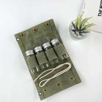 Bolsa de advertencia para botella de condimento portátil, paño encerado para exteriores, pequeña, ligera, impermeable - details 5