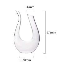 Caja de regalo de cristal en forma de U, botella de cisne, separador creativo, accesorios para vino, 600ml - details 4