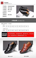Sandalias de cuero informales formales con suela suave antideslizantes de verano para hombre, zapatos para papá de mediana edad, color negro - details 10
