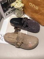 Medias zapatillas de imitación de diamantes Baotou de suela gruesa, ligeras y versátiles para mujer - details 2