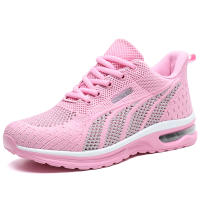 Zapatillas de deporte con cojín de aire para mujer, zapatos de fondo suaves para correr, zapatillas de tenis transpirables de malla para exteriores - details 0