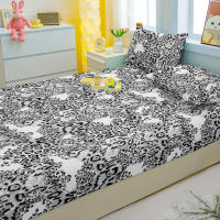 Sábanar Impreso con Estampado de Leopardo Moderno Ropa de Cama Funda Ajustada Mate - details 4
