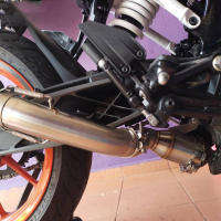Tubo de escape de motocicleta KTM DUKE 200 2021-2023 Middle Pipe de enlace RC200 - details 7