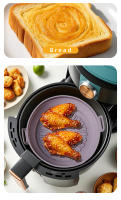 Bandeja de Cocina de Silicona para Aire Fryer Antiadherente, Reutilizable Segura para Lavado en Disfregador Ideal para Pollo Frito y Pizza - details 8