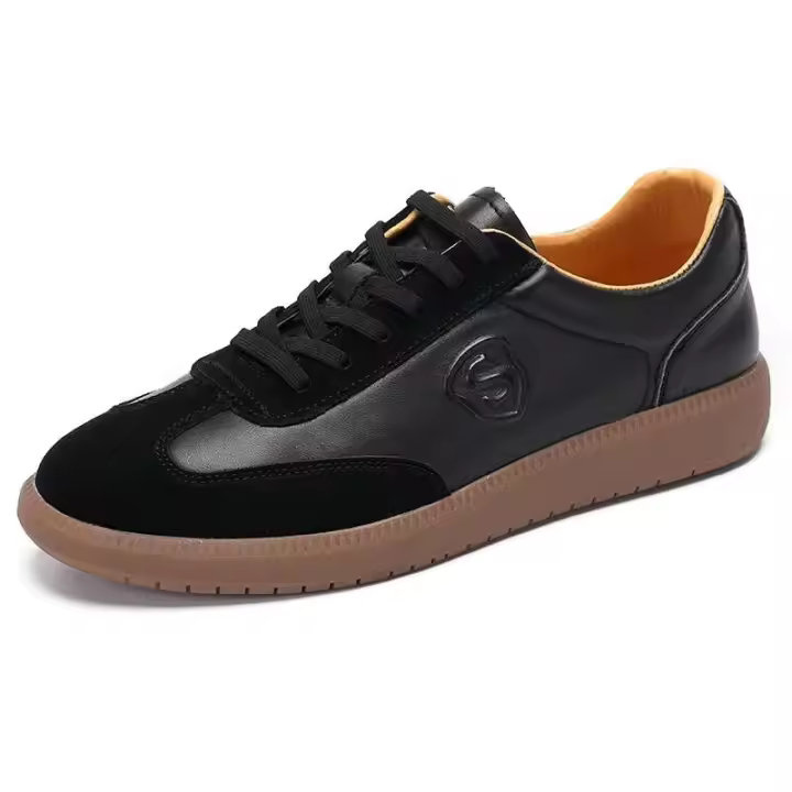 Nuevo 2025 zapatos de cuero de lujo clásicos totalmente blancos para hombres con corbata de vaca zapatos casuales negros formales, marca italiana, superventas - 1