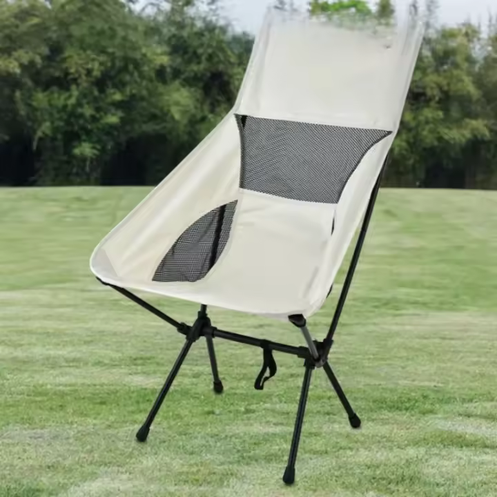 Silla lunar portátil, playa, camping, pesca, ocio, silla plegable al aire libre - 1