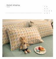 Juego de Ropa de Cama de Algodón Puro de Alta Calidad para el Hogar con Funda de Edredón de Manga Reina 100% Algodón Amigable con la Piel con Sábanas y Fundas de Confort - details 13
