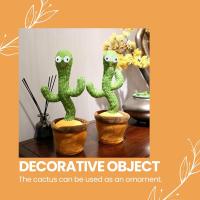 Cactus bailarín, Peluche Parlanchin, Juguete Que Baila y repele tu Voz, con 120 Canciones, Regalos para Niños - details 2