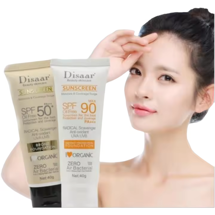 y crema protectora solar corporal blanqueada SPF 50/90 herramientas para el cuidado de la piel facial - 1