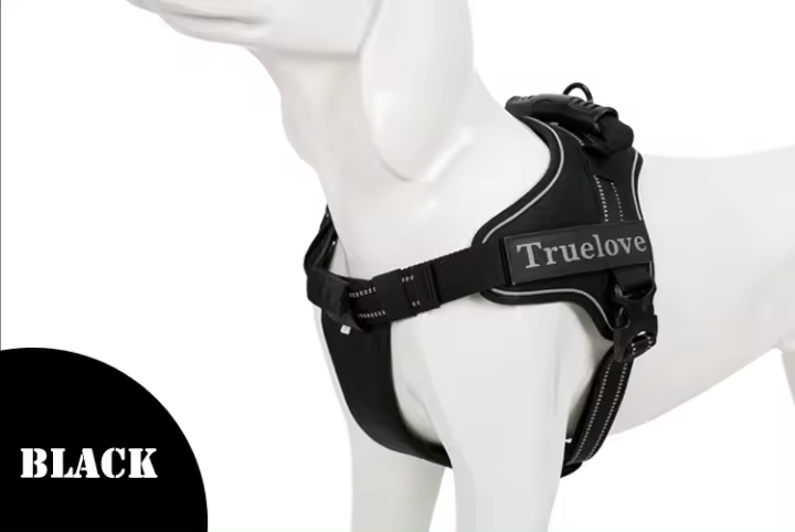 Truelove-arnés reflectante sin tirones para perro, accesorio de dos formas de uso, a prueba de explosiones, aventura al aire libre, cachorro grande, TLH5753 - 1