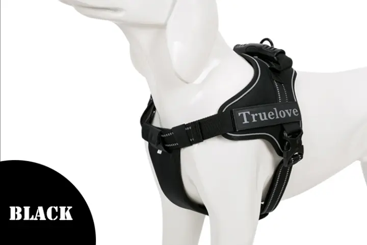 Truelove-arnés reflectante sin tirones para perro, accesorio de dos formas de uso, a prueba de explosiones, aventura al aire libre, cachorro grande, TLH5753 - 1