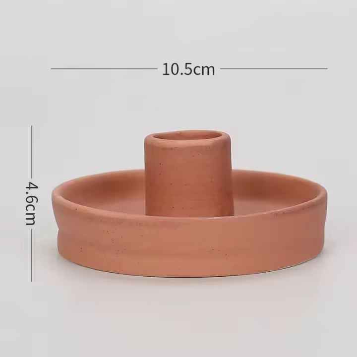 Soporte de Vela Aromaterapia Nórdico Cerámico Decoración del Hogar de Quema Vegetales - 1