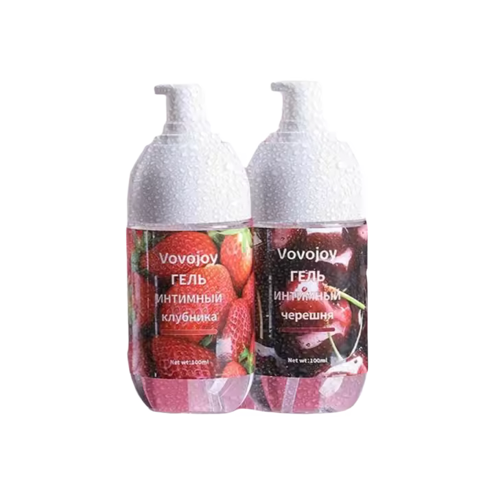 Sabor sexual a fresa y cereza, lubricante de juguete vaginal anal a base de agua, lubricante sexual para parejas adultas - 1