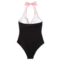 Circy Traje de Baño de Un Pie sin Espalda con Estampado de Leopardo Bikini de Encaje para Mujeres - details 14