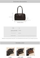Bolso de Mano Retro de Gran Capacidad para Mujer Bolso de Hombro Nuevo Primavera-Verano - details 0
